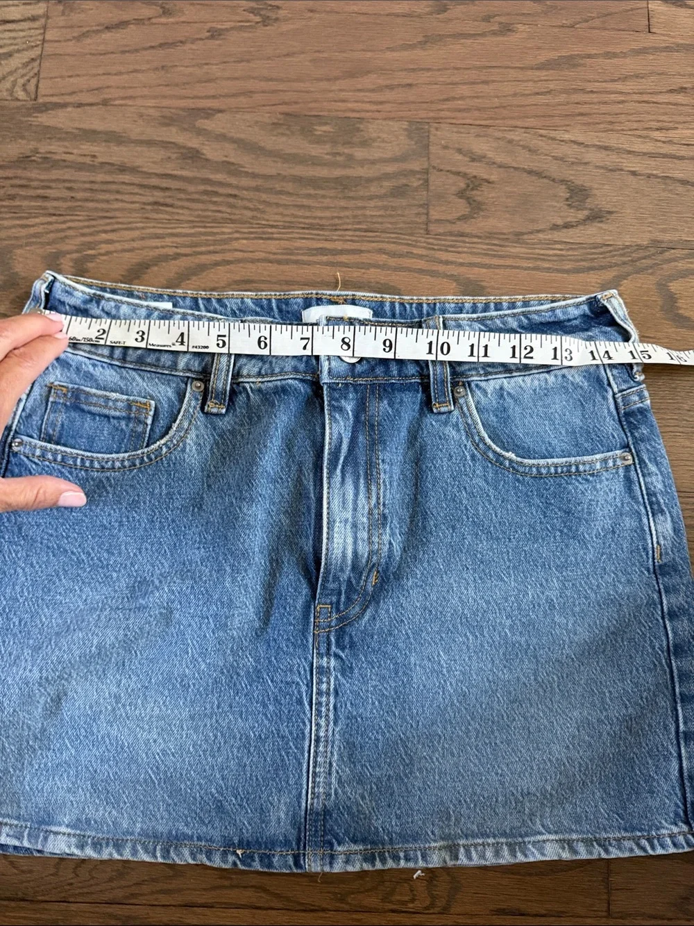 Pacific Sunwear Blue Denim Mini Skirt - size 27